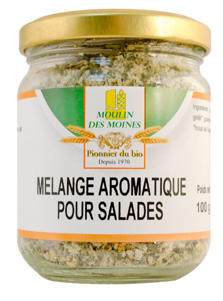 MEL. SALADES SS SEL AJ. POT VERRE 100G AB