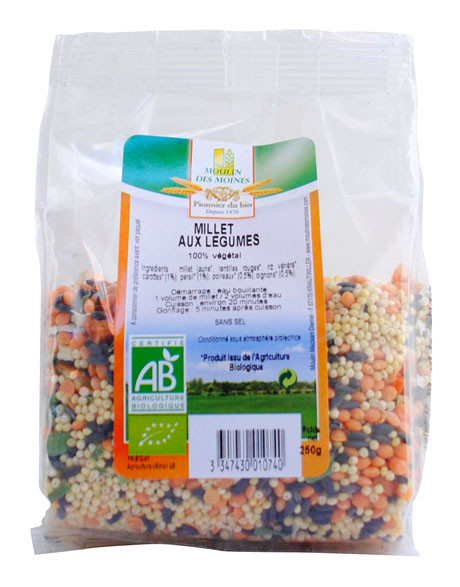 MILLET AUX LEGUMES 250G AB