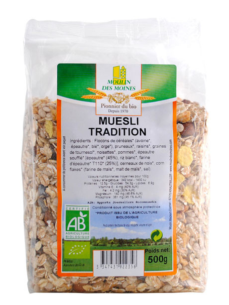 MUESLI TRADITION 500G AB