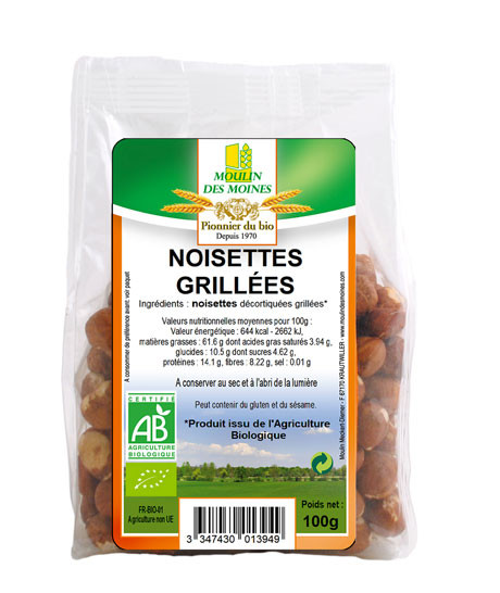 NOISETTES TOASTEES 100G AB