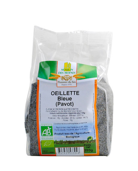 OEILLETTE BLEUE (PAVOT) 250G AB