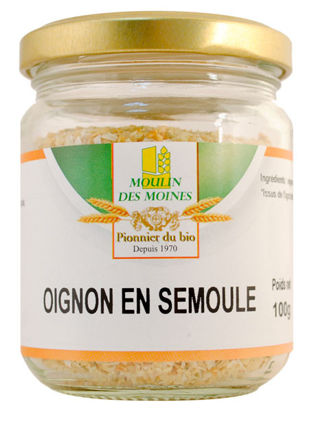 OIGNON SEMOULE POT VERRE 100G AB