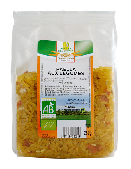 PAELLA AUX LEGUMES 250G AB
