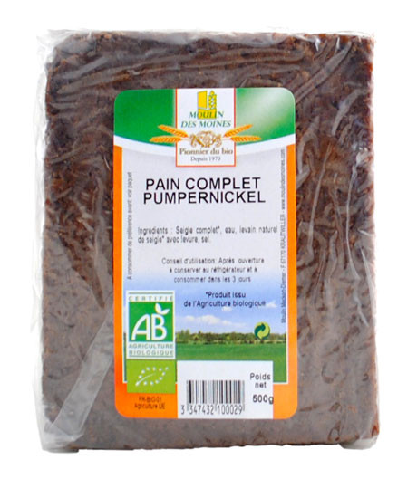 PAIN COMPLET PUMPERNICKEL 500G AB