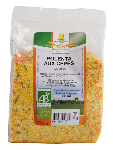 POLENTA AUX CEPES 5% 250G AB