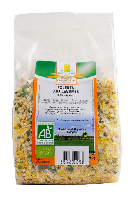 POLENTA AUX LEGUMES 250G AB