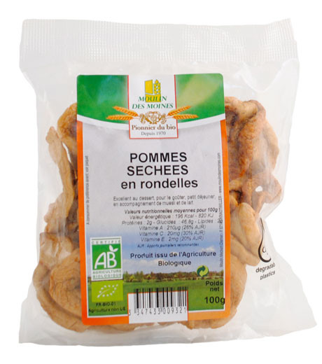 POMMES SECHEES LAMELLES 100G AB