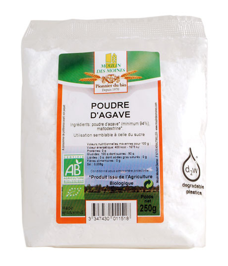 POUDRE AGAVE 250G AB