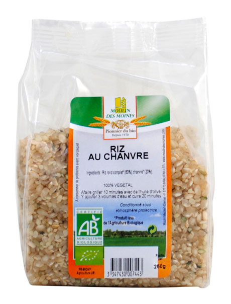 RIZ COMPLET AU CHANVRE 250G AB