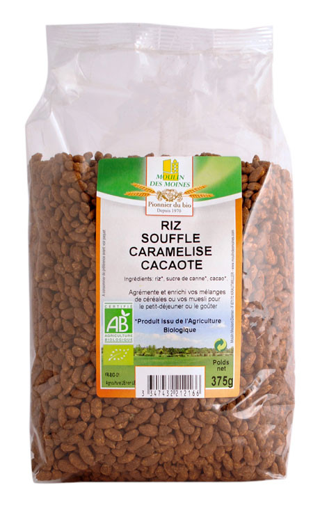 RIZ SOUFFLE CARAMELISE CACAO 375G AB