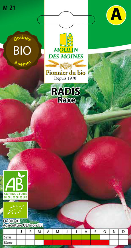 SEMENCE RADIS ROND ROUGE RAXE 7G AB