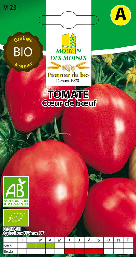 SEMENCE TOMATE COEUR DE BOEUF 3G AB