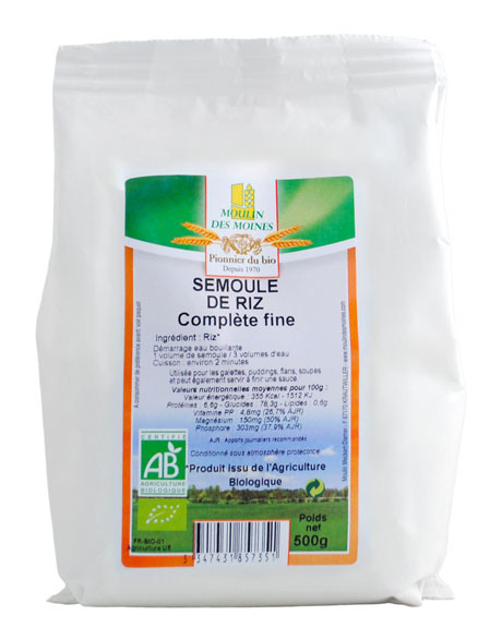 SEMOULE RIZ COMPLETE 500G AB