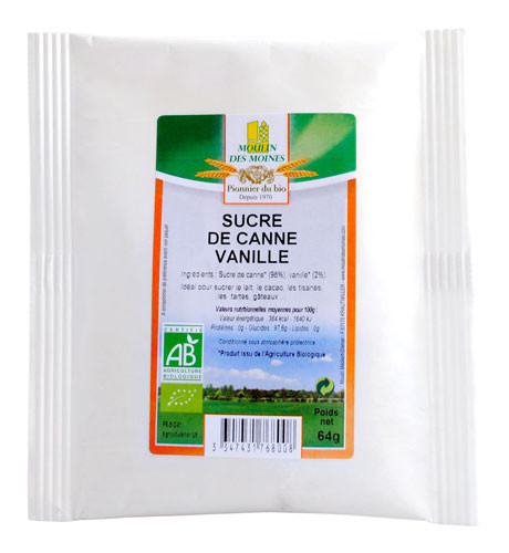SUCRE CANNE VANILLE 64G AB