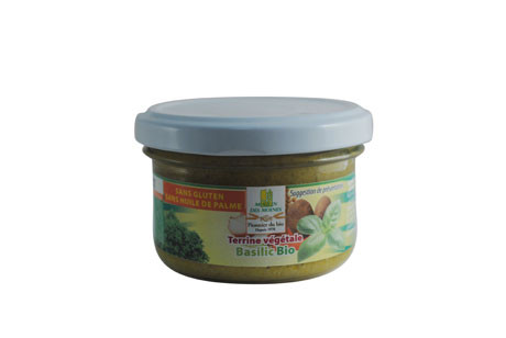TERRINE VEGETALE BASILIC 100G AB