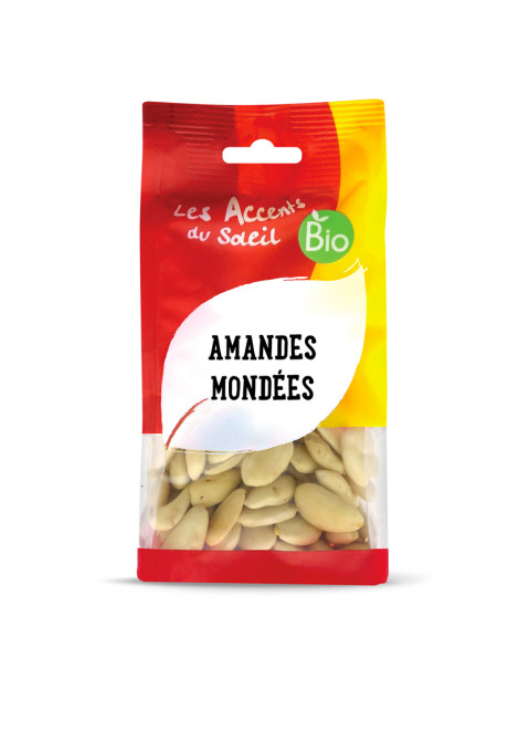 Amandes mondées (blanches) calibre 12/14 Espagne
