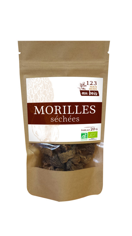 Morilles séchées - Origine Sibérie (fôret Taïga)