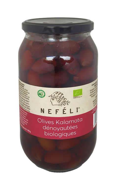 Olives Kalamata dénoyautées - format familial