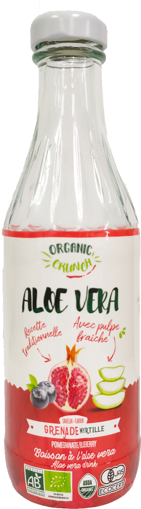 Boisson à l'aloé véra  Grenade - Myrtille
