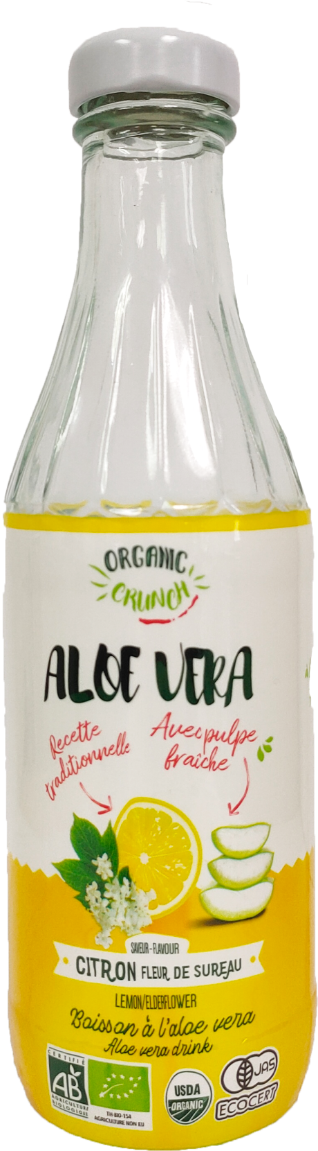 Boisson à l'aloé véra Citron - Fleur de Sureau
