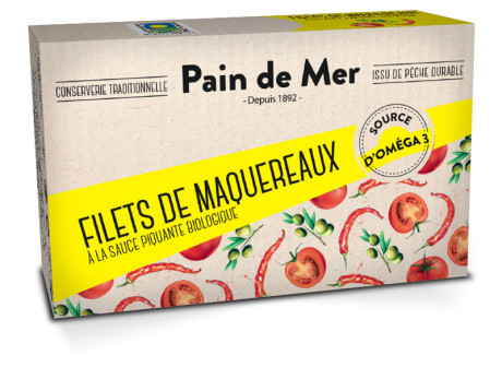 Filets de maquereaux à la sauce piquante biologique