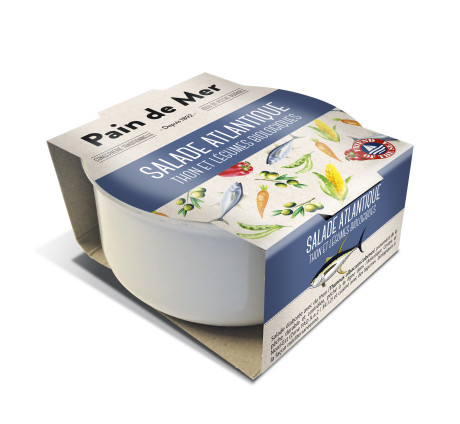 Salade Atlantique : Salade de thon aux légumes biologiques