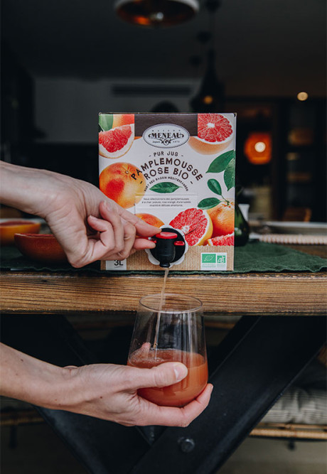 PUR JUS PAMPLEMOUSSE ROSE   3L