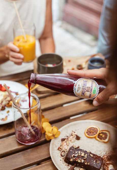 SMOOTHIE BANANE POMME MYRTILLE 25cl