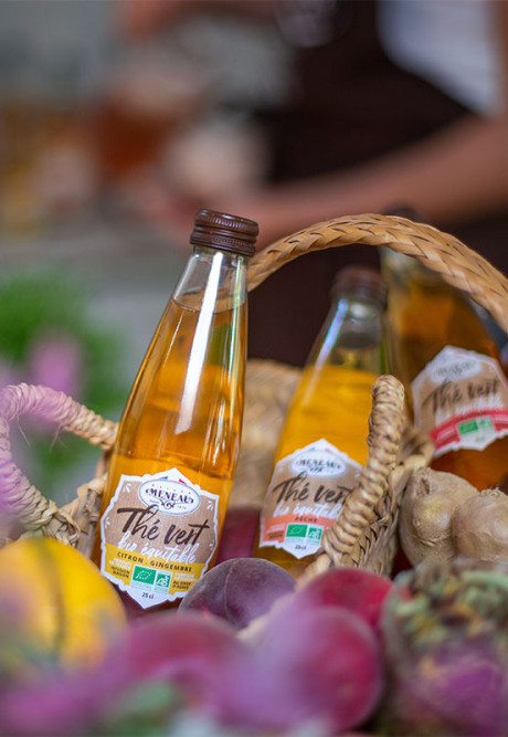 THÉ VERT BIO ÉQUITABLE CITRON GINGEMBRE 25cl