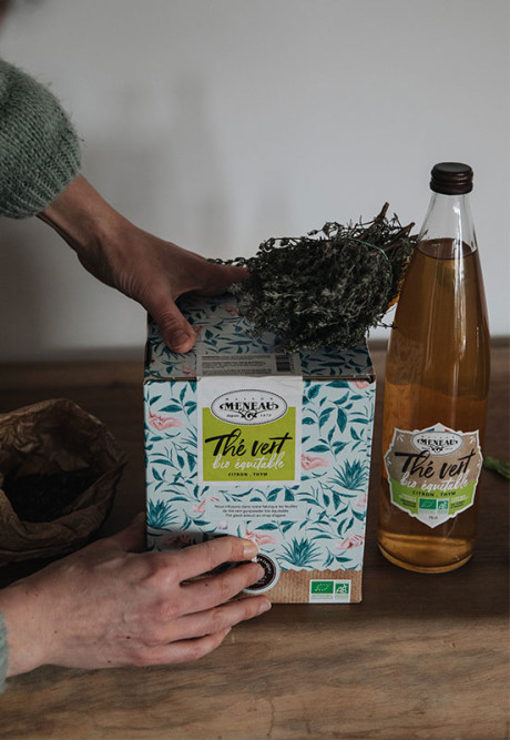 THÉ VERT BIO ÉQUITABLE CITRON THYM  3L