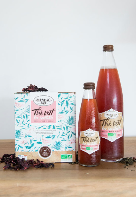 THÉ VERT BIO ÉQUITABLE HIBISCUS FLEUR DE SUREAU  3L