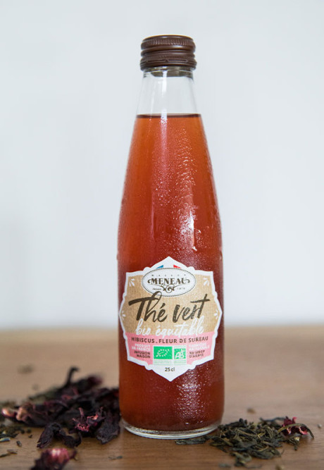 THÉ VERT BIO ÉQUITABLE HIBISCUS FLEUR DE SUREAU 25cl