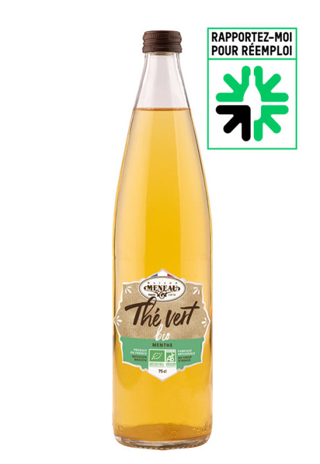 THÉ VERT BIO ÉQUITABLE MENTHE 75cl