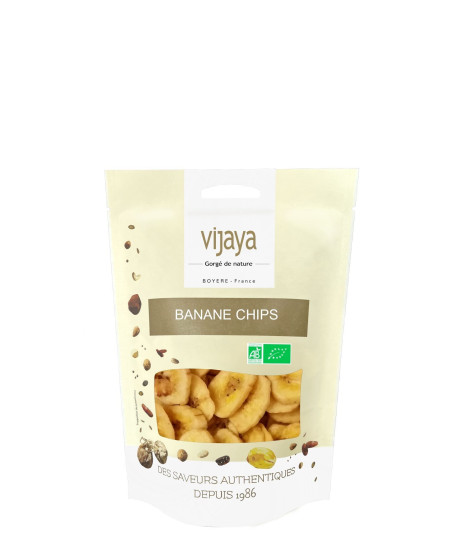 Banane Chips - PHILIPPINES - 125 g - Bio* & Equitable (*Certifié Bio par FR-BIO-10)