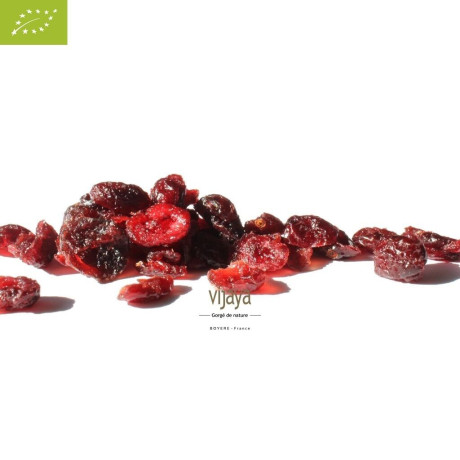Cranberry(Canneberge) Moitié Séchée-Jus de Pomme-CANADA-5Kg-Bio* (*Certifié Bio par FR-BIO-10)