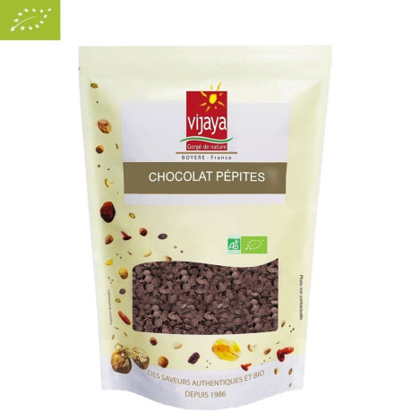 Chocolat Noir Pépites - 60% Cacao - 3 Continents - 1kg - Bio* (*Certifié Bio par FR-BIO-10)