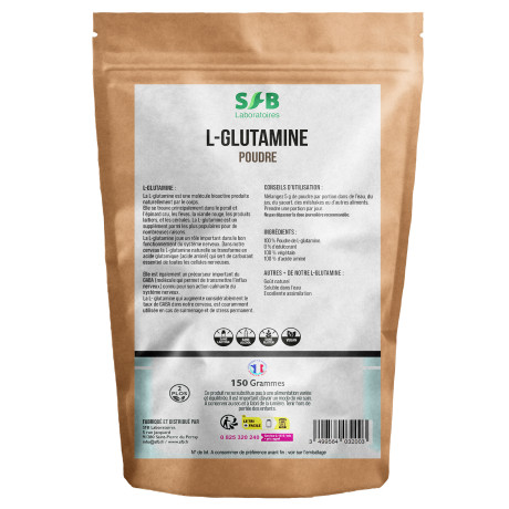 L-GLUTAMINE - SPORT & MUSCLE - POUDRE - 150 G .jpg
