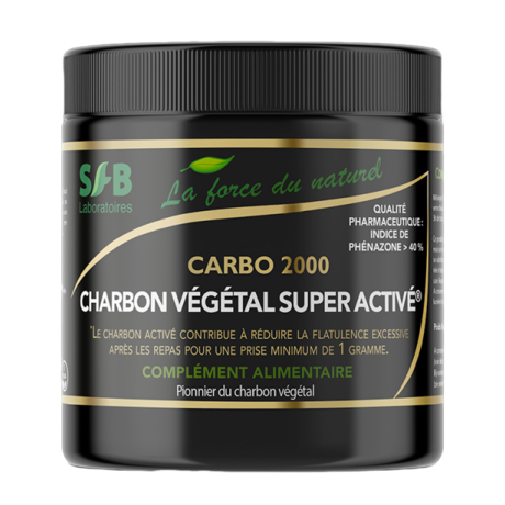 CHARBON VÉGÉTAL SUPER ACTIVÉ - CARBO 2000 - 300 g.png
