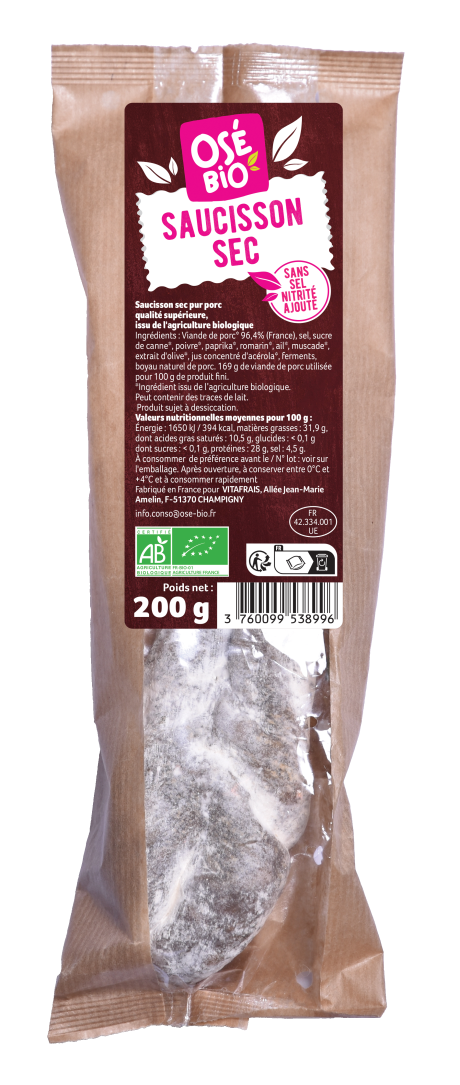 17236-Osé Bio-Saucisson sec - Le Classique – 200g.png