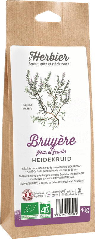 BRUYERE fleurs et feuilles sachet 40g*