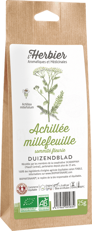 ACHILLÉE MILLEFEUILLE sommités fleuries sachet 25g*