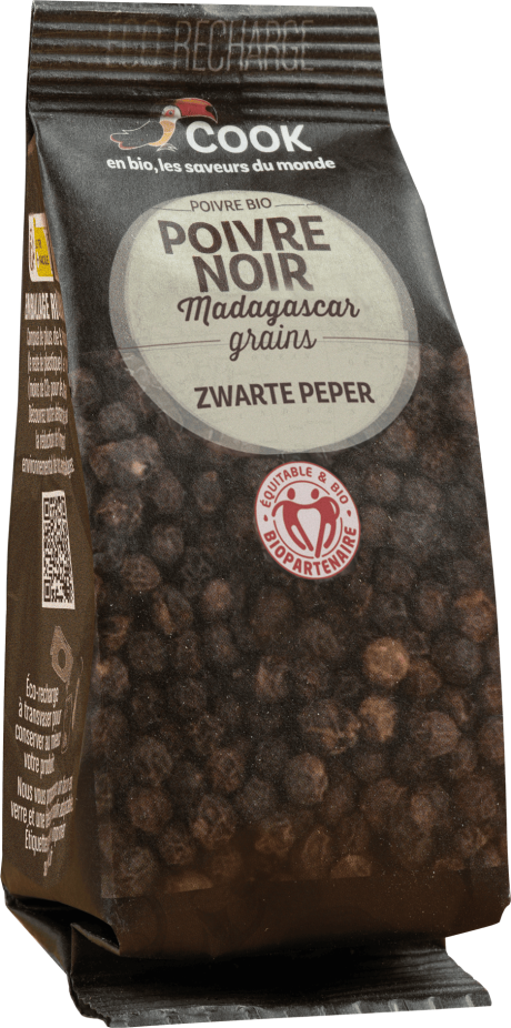 POIVRE NOIR grains éco recharge "COOK" 50g*