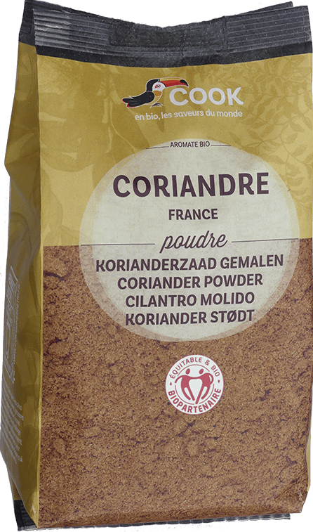 CORIANDRE moulue sachet coussin "COOK" 500g*