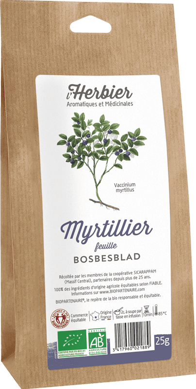 MYRTILLIER feuilles sachet 25g*