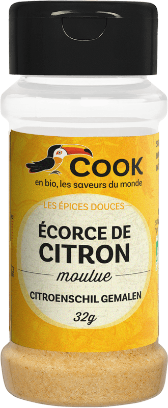 ÉCORCE de CITRON moulue "COOK" 32g*