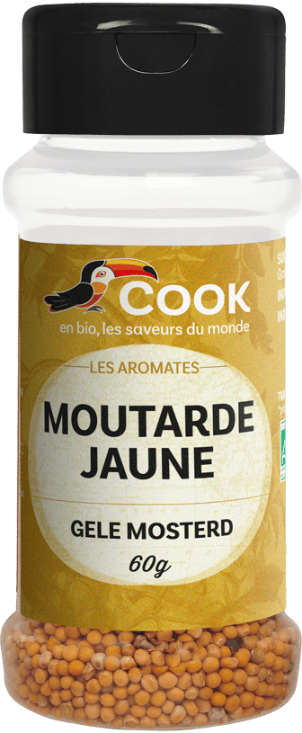 MOUTARDE JAUNE "COOK" 60g*