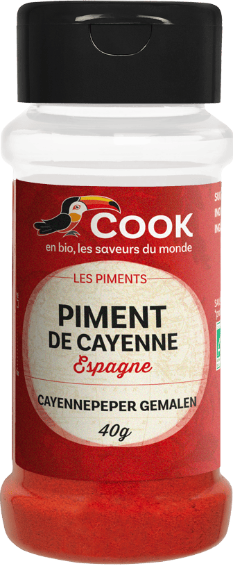 PIMENT DE CAYENNE "COOK" 40g*