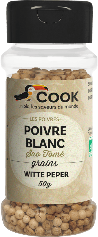 POIVRE BLANC grains "COOK" 50g*