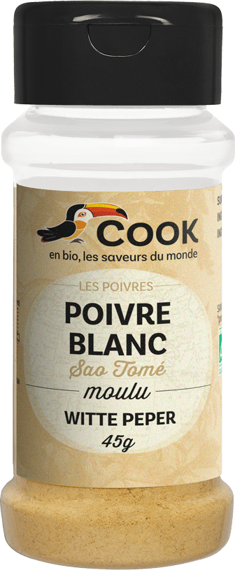 POIVRE BLANC moulu "COOK" 45g*
