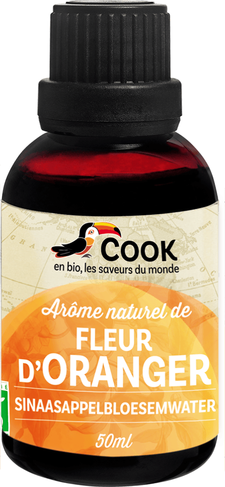 EAU de FLEUR D'ORANGER arôme naturel "COOK" 50ml*